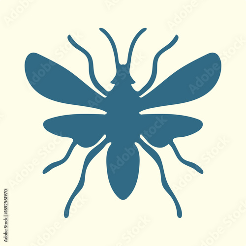 Mosquito symbol artwork trendy useful vector Illustration design cute colorful background