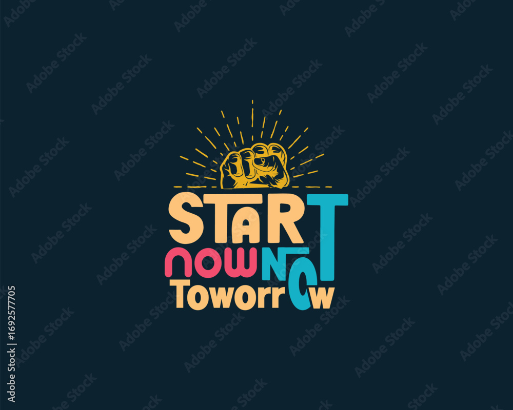 Fototapeta premium Typography t-shirt designs template project