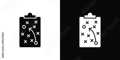 Planning icon logo. simple graphic symbols