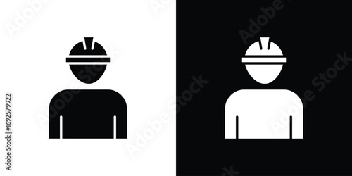 Labour icon logo. simple graphic symbols