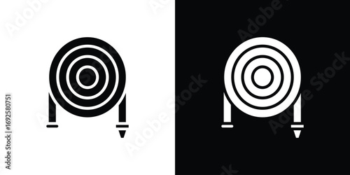 Hose icon logo. simple graphic symbols