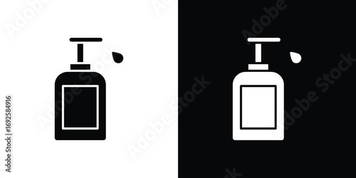 Body Soap icon logo. simple graphic symbols