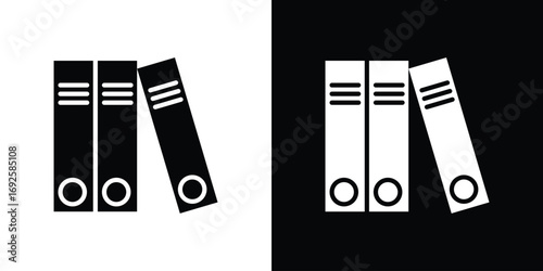 Binder icon logo. simple graphic symbols