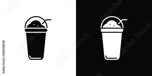 Frappe icon logo. simple graphic symbols