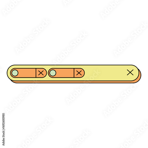 Set of colorful search bar with various shapes, web search bar, search bar. Vector illustration of a search navigator. Element for website interface design.