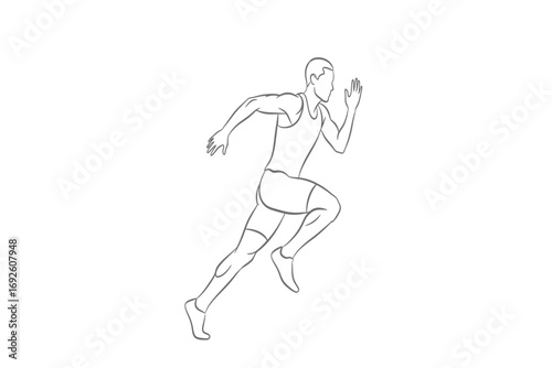 Black and white fashion illustration of a woman in a dress with her hand on hip