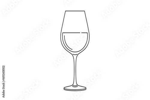 Illustration of a draped fabric canopy with hanging curtains in a line drawing style