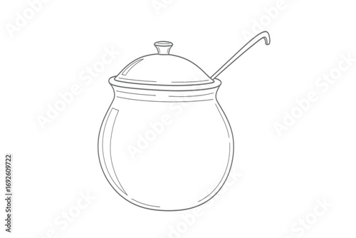 Traditional Argentine mate gourd icon