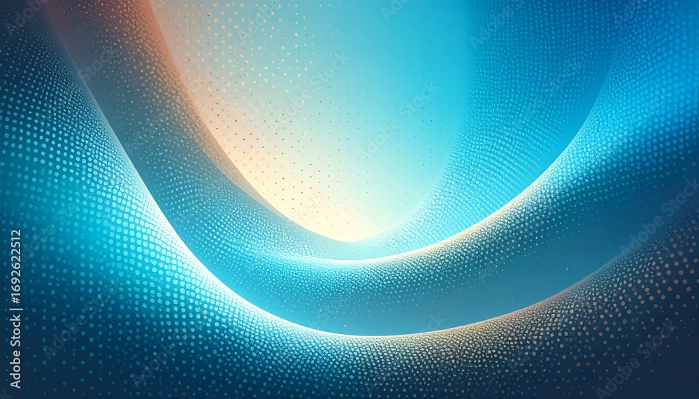 Obraz premium Abstract wavy background with dotted lines