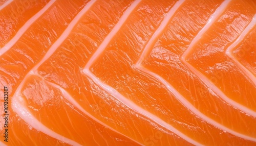 Salmon fillet close-up texture