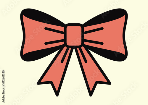 Tied bow Icon, Tied bow vector