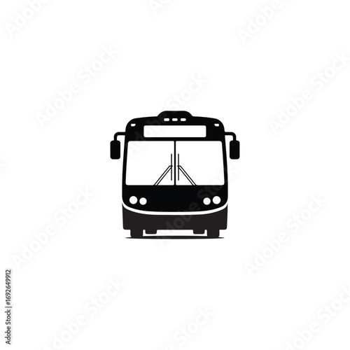 Front View Bus Silhouette
