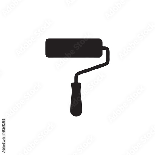 Painting Roller Silhouette