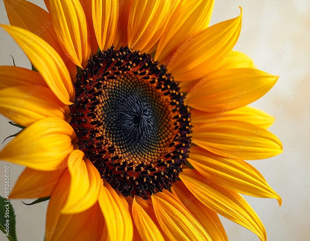 Fototapeta premium Close-Up of Beautiful Sunflower Blossoms
