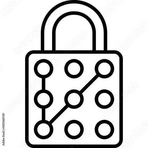 Lock Pattern Icon