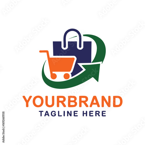 Shop Logo Design, Shopping Logo Design