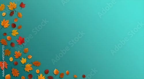 Antecedentes vectoriales con hojas doradas de otoño