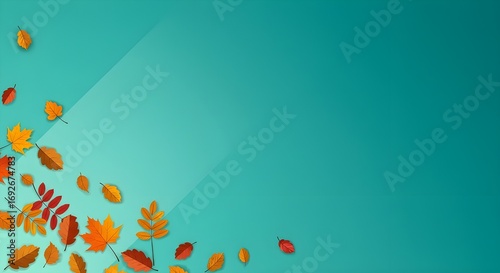 Antecedentes vectoriales con hojas doradas de otoño