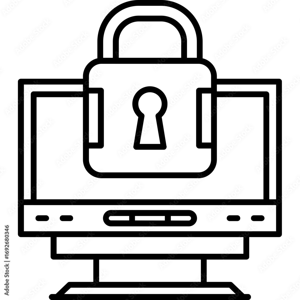 Fototapeta premium Desktop Icon