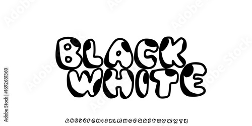 Elegant Font. Groovy Font. Graffiti Font. Creative Hand Drawn Uppercase. Street Art Classic Lettering Fashion Designs Typography modern serif decorative vintage concept vector illustration