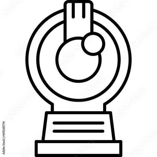 Round Webcam Icon