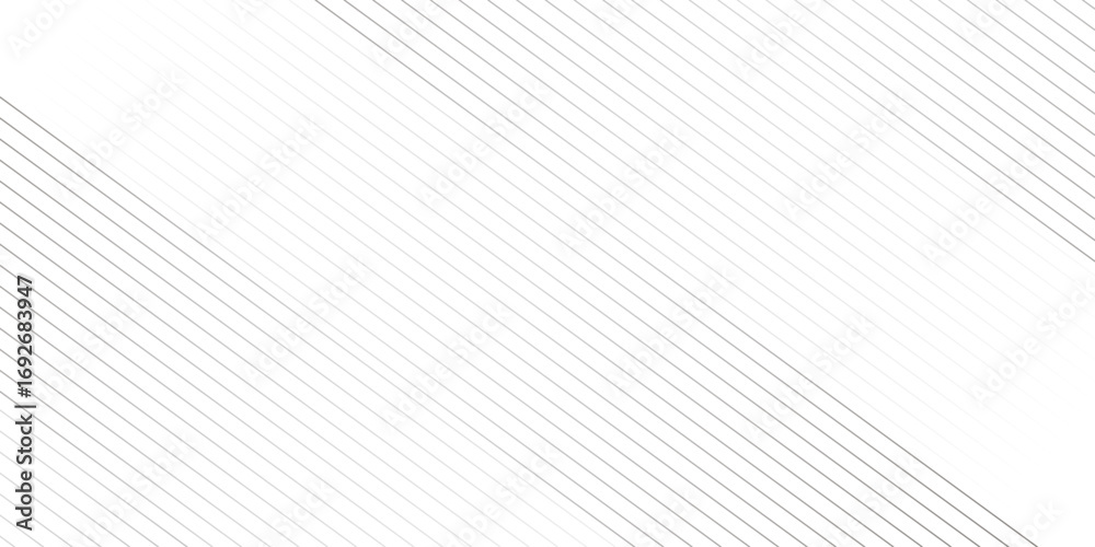 Fototapeta premium Vector gradient gray line abstract pattern Transparent monochrome striped texture, minimal background. Abstract cover wave line elegant white striped diagonal line technology concept web texture. 