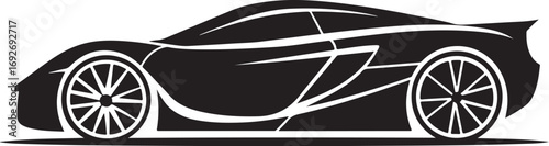 Modern Supercar Silhouette Collection