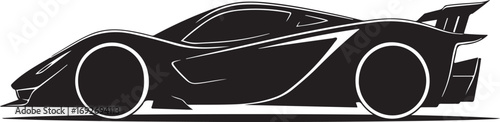 Modern Supercar Silhouette Collection