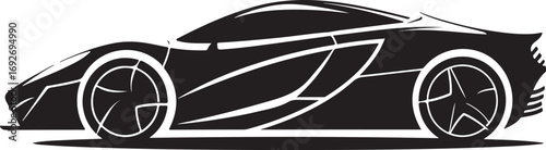 Modern Supercar Silhouette Collection