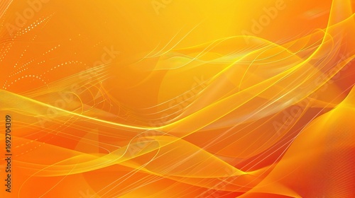 Futuristic Orange Technology Curve Backgrounds，used for Dynamic, High-Tech Backdrops for Tech Branding, Digital Presentations, and Innovation-Focused Content.