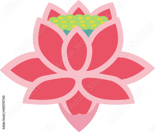 분홍색 연꽃