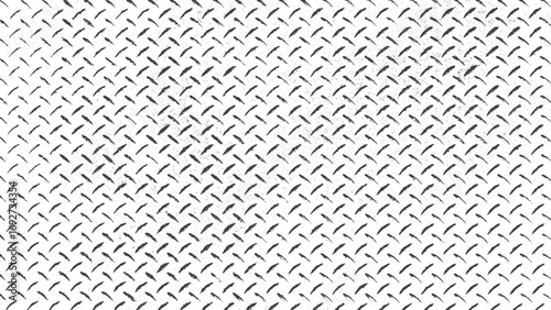 Grunge Diamond Plate Texture, Distressed Metal Background, Seamless Industrial Pattern, Vintage Steel Floor Texture