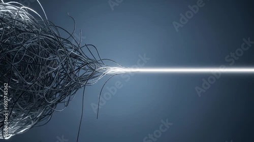 Abstract Data Stream:  Unraveling Complexity,  Finding Clarity,  High-Resolution 4K.