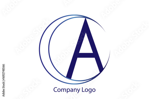 Modern and creative letter A logo design vector