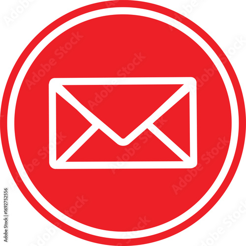 red e mail icon