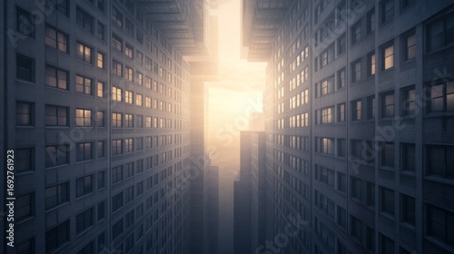 Modern city architecture cityscape buildings 