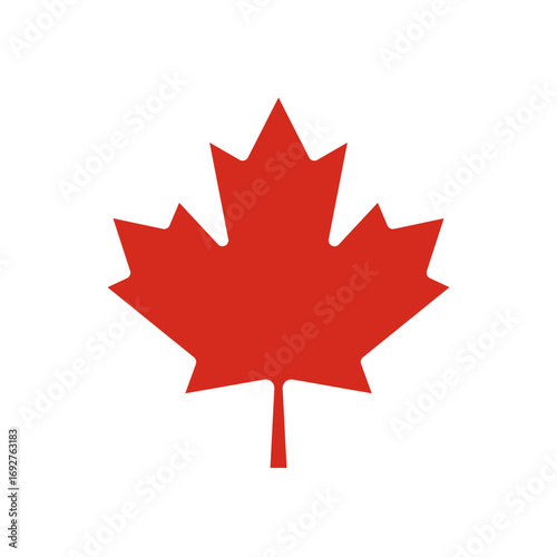 Canadian Maple Leaf. Canada flag element
