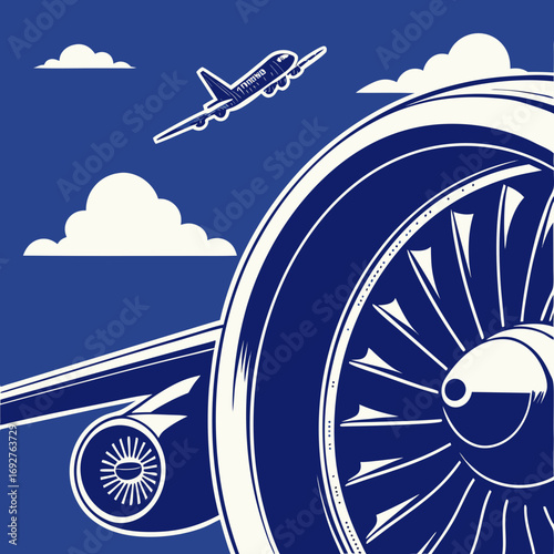 A vintage retro bicycle illustration with intricate spoke details and a classic silhouette is a symbol of old-world travel and sporty design