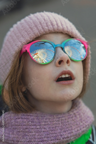 portrait of a little girl