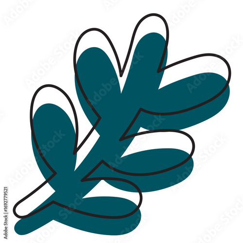Leaf  vector Element