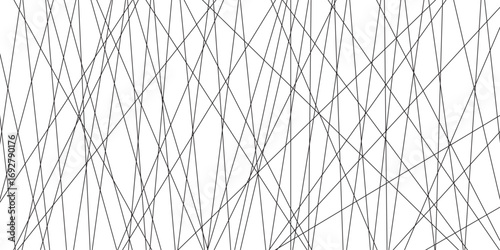 Creative and geometric shape with white luxury pattern and paper texture design in illustration with white line background. Abstract black lines with white background.