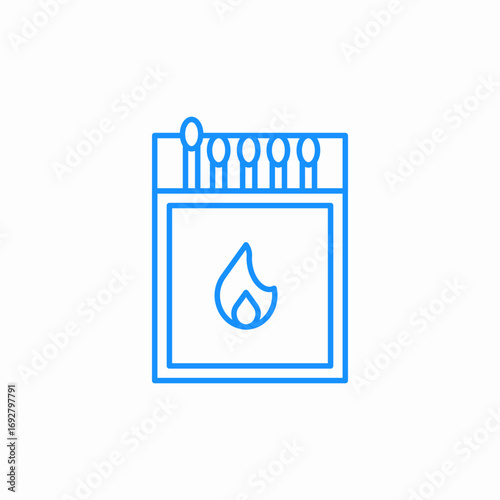 match box icon sign vector
