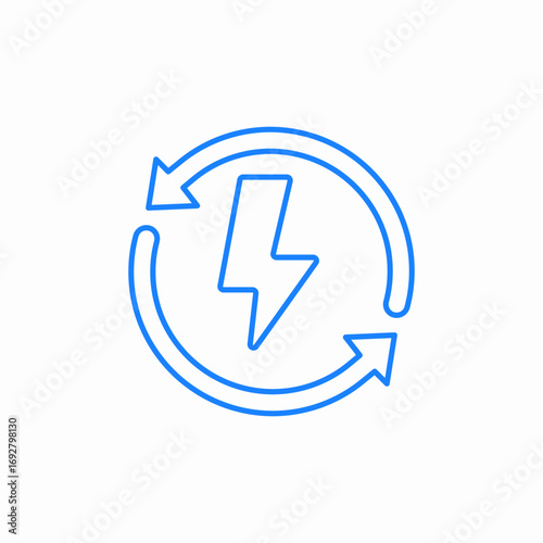 renewable energy such as solar wind hydro or geothermal icon sign vector