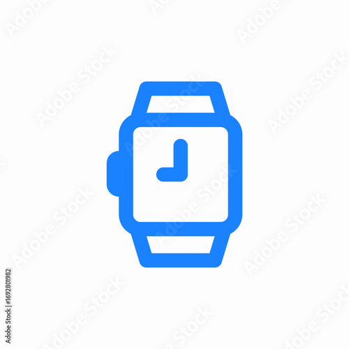 smartwatch or smart band icon sign vector
