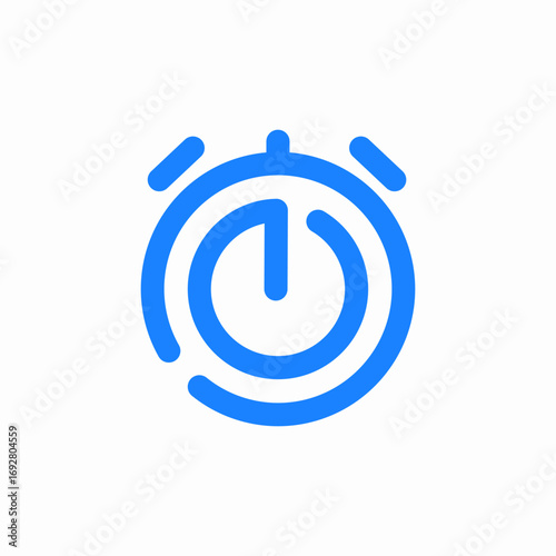 time reset or timer reset icon sign vector