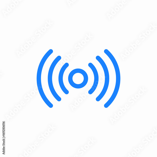 wifi or wireless connection icon sign vector