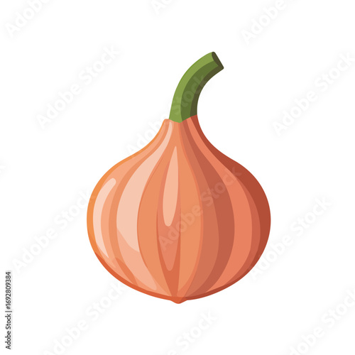 2D flat vector illustration of a Savory in icon style, isolated on white background