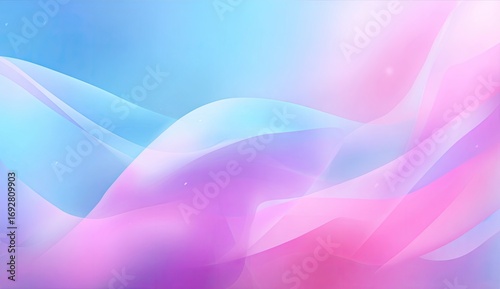 Soft, flowing pastel waves