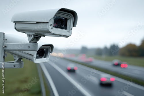 Highway speed cameras monitor traffic flow