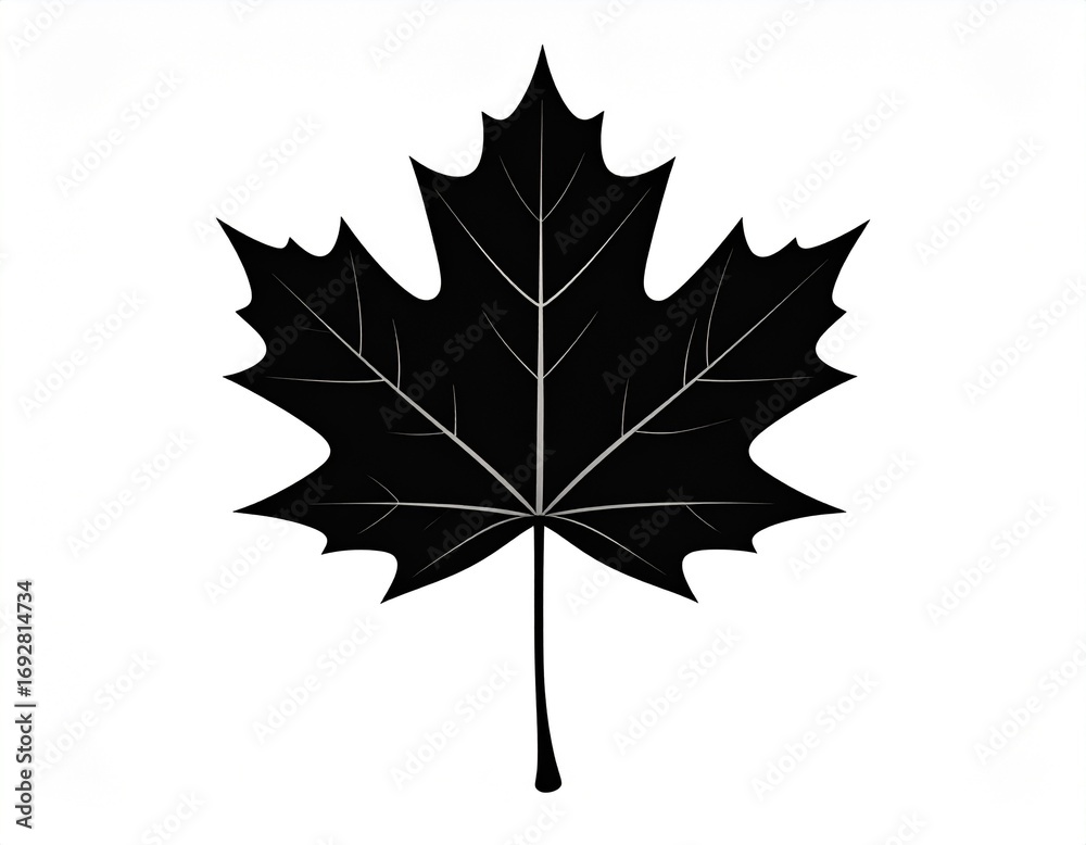 Fototapeta premium maple leaf isolated on white